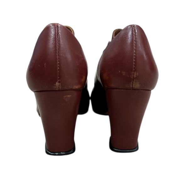 John Fluevog Danni Peruvian Leather Heels - Picture 6 of 11